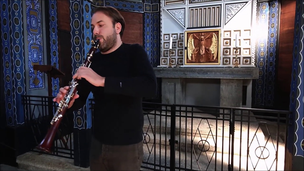 J.S. Bach, Adagio from Violin Sonata no. 1 (Tommaso Lonquich, clarinet)