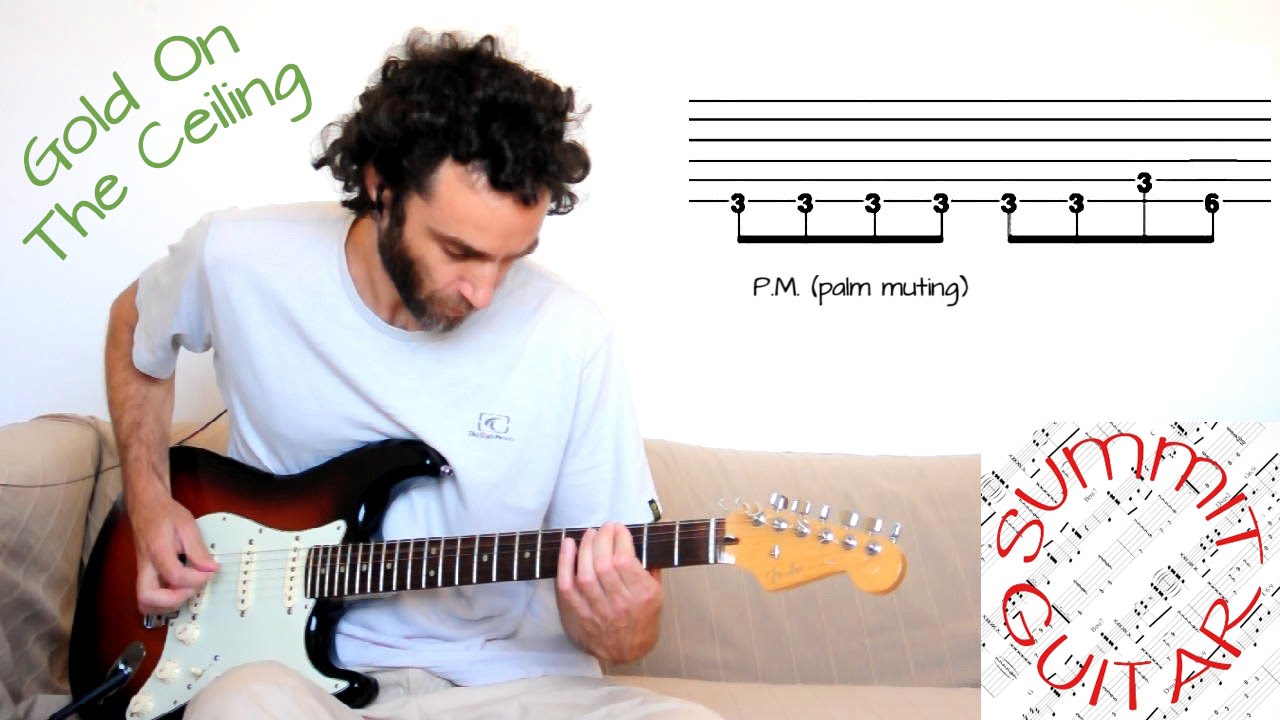 The Black Keys - Gold On The Ceiling - Guitar lesson / tutorial / cover with tablature