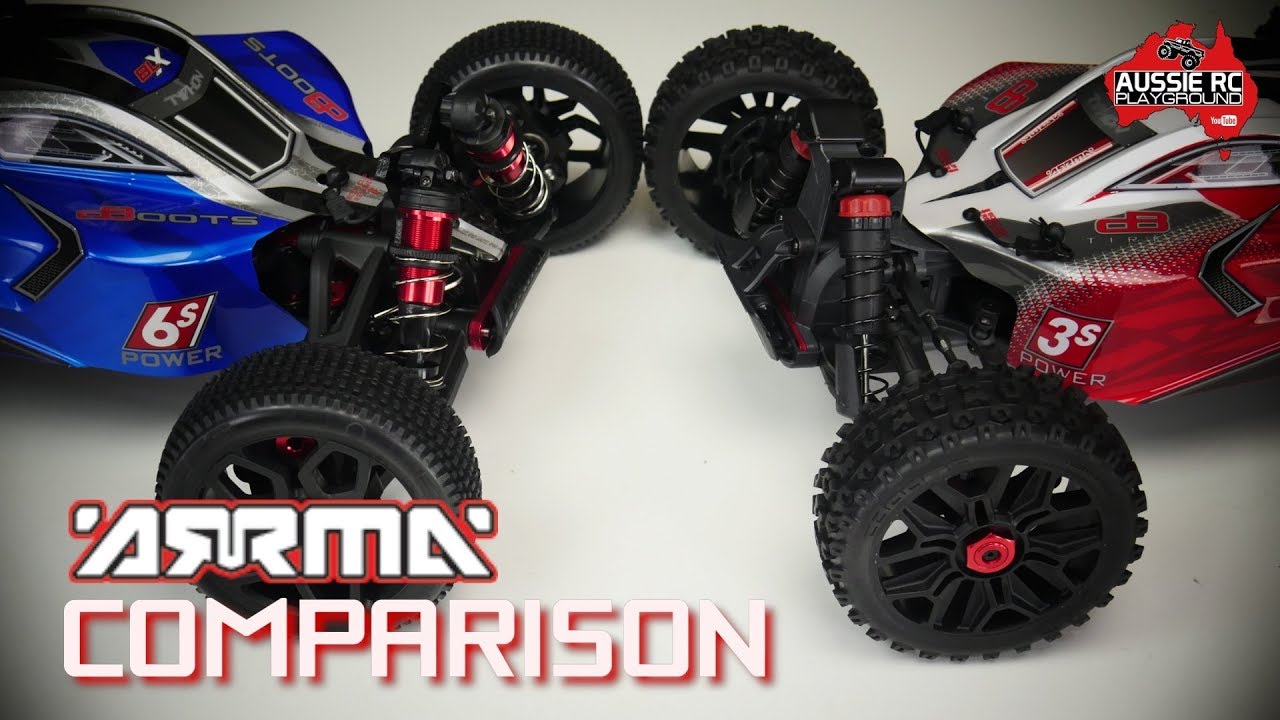 Сравнение ARRMA Typhon 3S и Typhon 6S