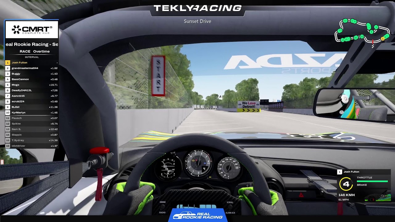 NA MX5 - Real Rookie Racing - Season 10 - Week 5 - Detroit Belle Isle