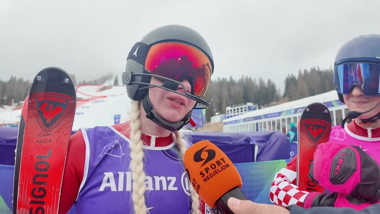 Karla Kordić & Iva Hršak, te Lucija Smetiško nakon solidnih nastupa na ZPOI Cortina 2026.