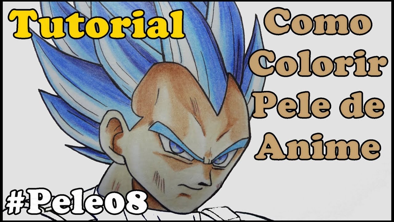 Como Colorir Pele de Anime e Mangá - How to Color Skin 8