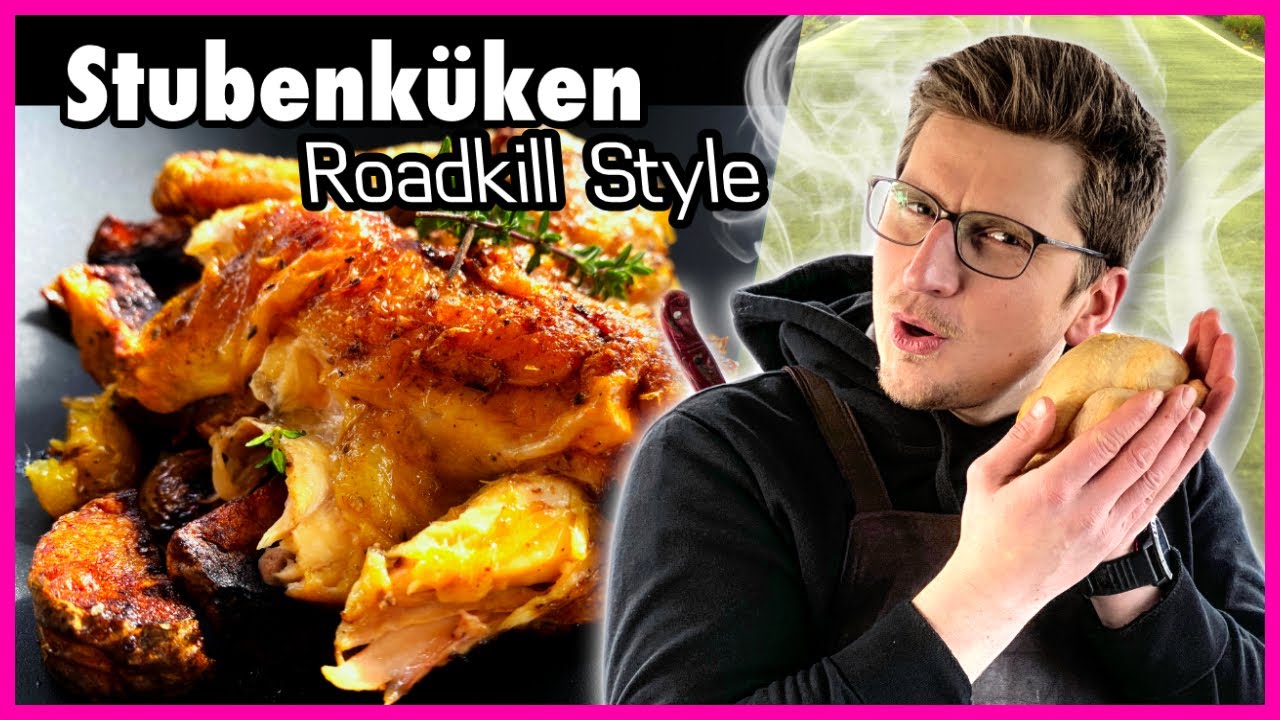 Stubenküken als Platthuhn | Roadkill Chicken