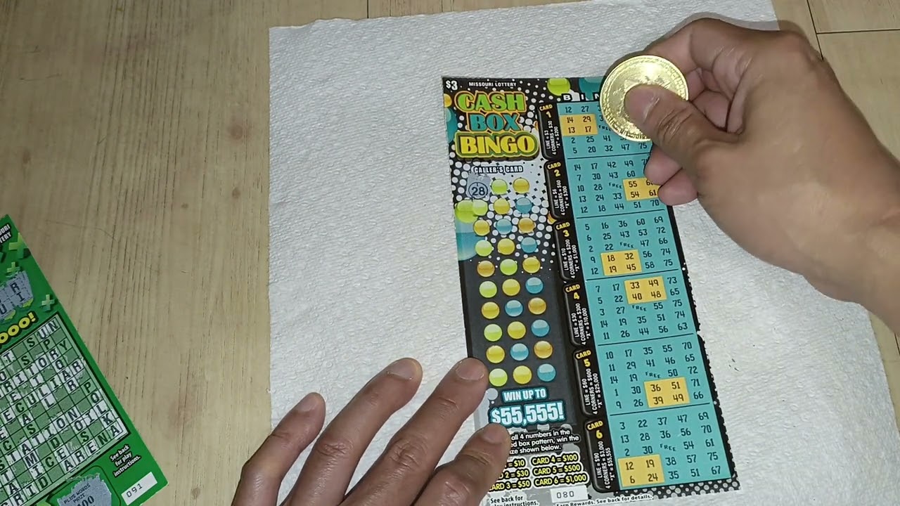 Cashbox Bingo Crossword Plus Missouri Lottery Scratch Tickets Scratchers