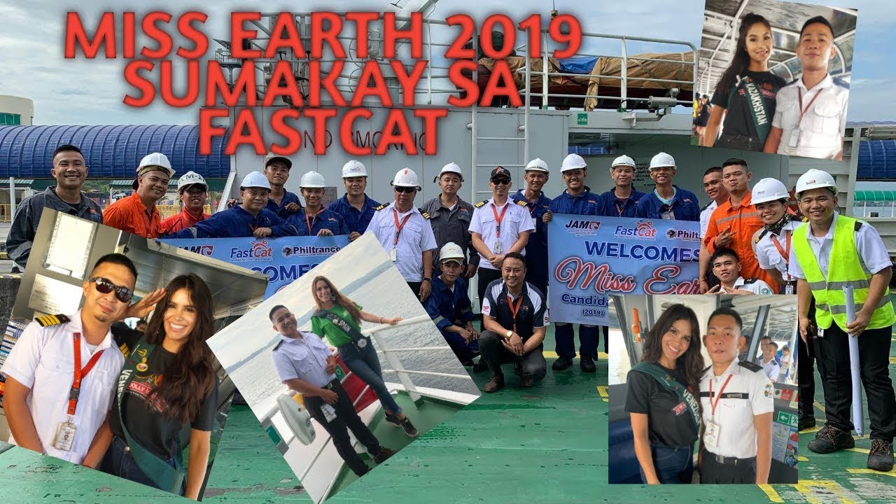 Miss Earth 2019 sumakay sa FastCat( Vlog 01)