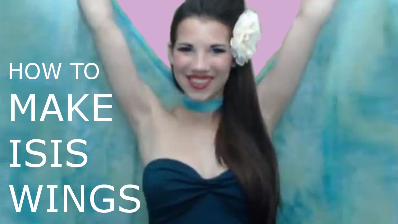How To Make Burlesque Style Isis Wings