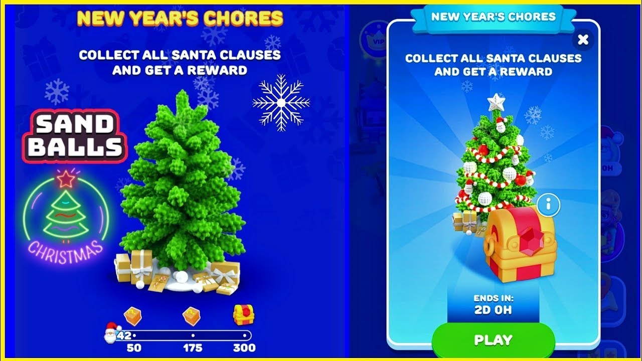 *NEW UPDATE* SAND BALLS CHRISTMAS NEW YEAR'S CHORES - Gameplay Walkthrough Level 51 TO 100