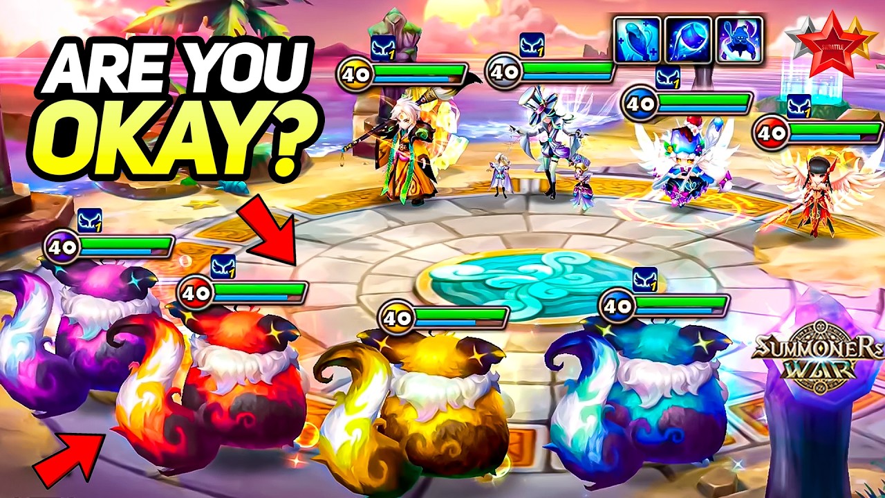 This Guy Confuses Enemies with RARE SLEEP TEAM - Summoners War