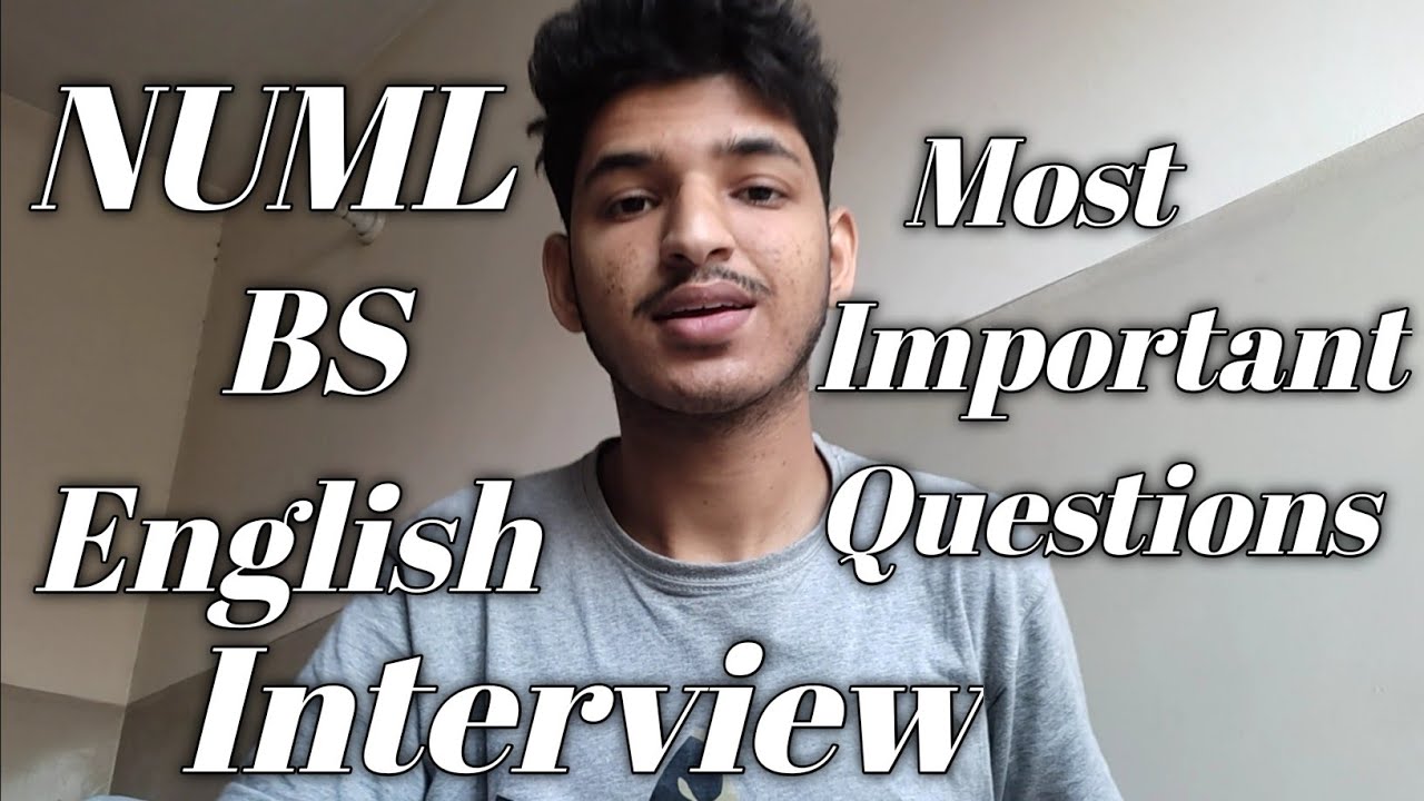 Most Important Questions You Would Be Asked in BS English interview|Numl BS English Interview |