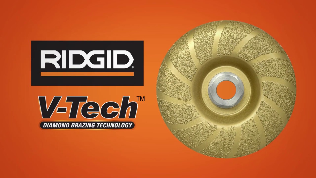 Ridgid V Tech Diamond Grinding Wheel