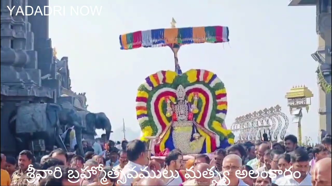 YADAGIRIGUTTA BRAMHOTHSVALU DAY 3