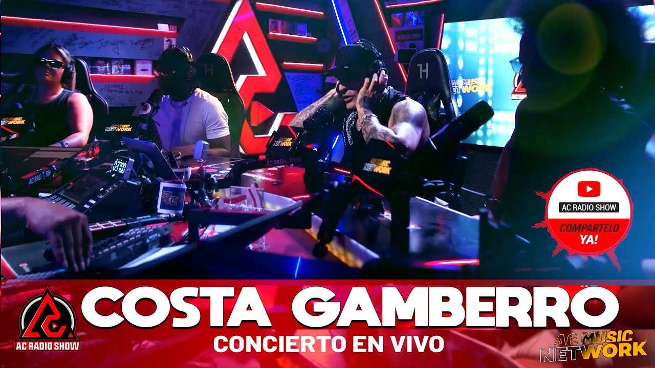 Costa Gamberro - Concierto en vivo en AC RADIO SHOW