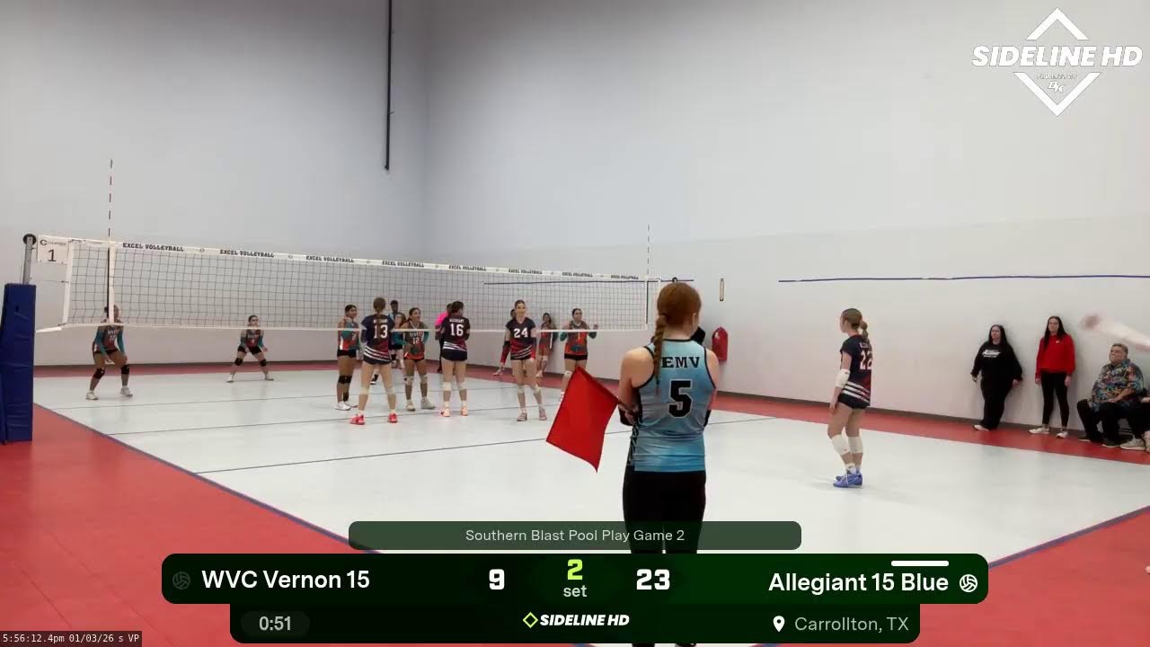 Allegiant 15 Blue vs. WVC Vernon 15 (2026.01.03)
