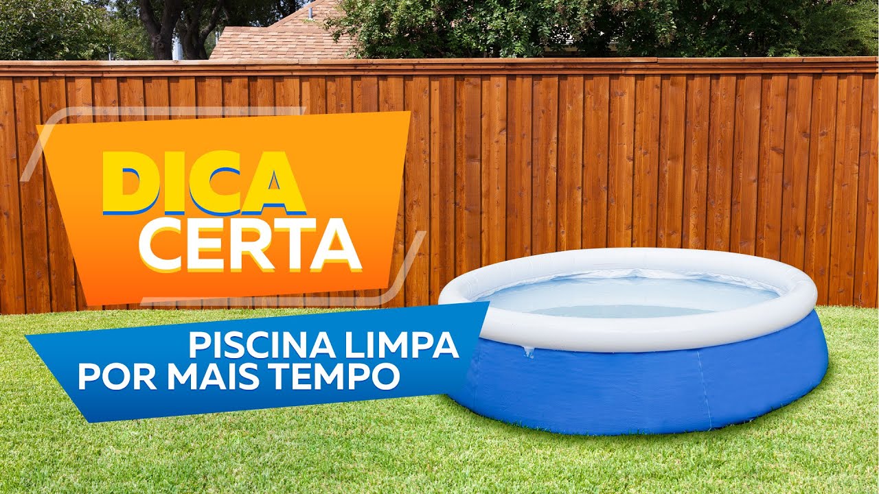 PISCINA DE PLÁSTICO: CUIDADOS E TRATAMENTO DA ÁGUA | Loja Sertão