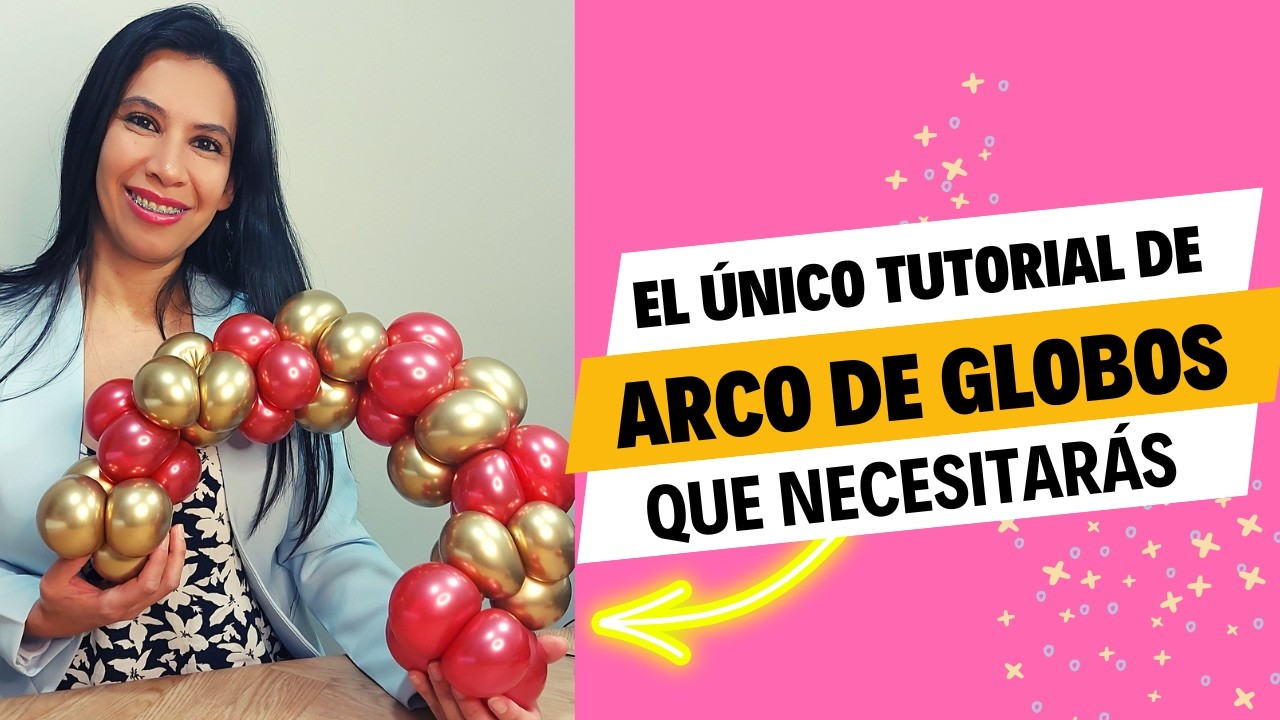 🎈 Arco de GLOBOS para Desayuno Sorpresa - Guirnalda de Globos pequeña + Ideas