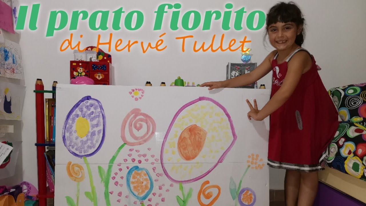 Il PRATO FIORITO di Hervé Tullet! Realizzalo seguendo le indicazioni della maestra!