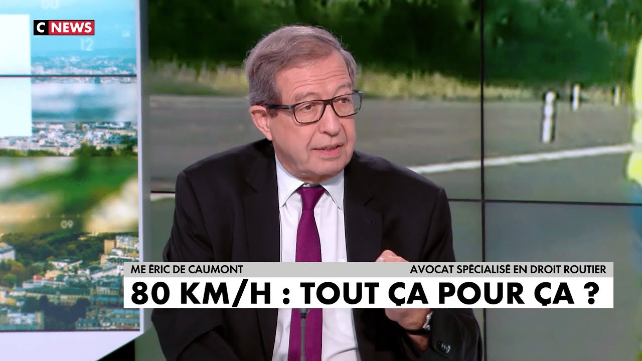 CNEWS - 1/08/2022 - Midi News - 80 km/h : tout ça pour ça ?