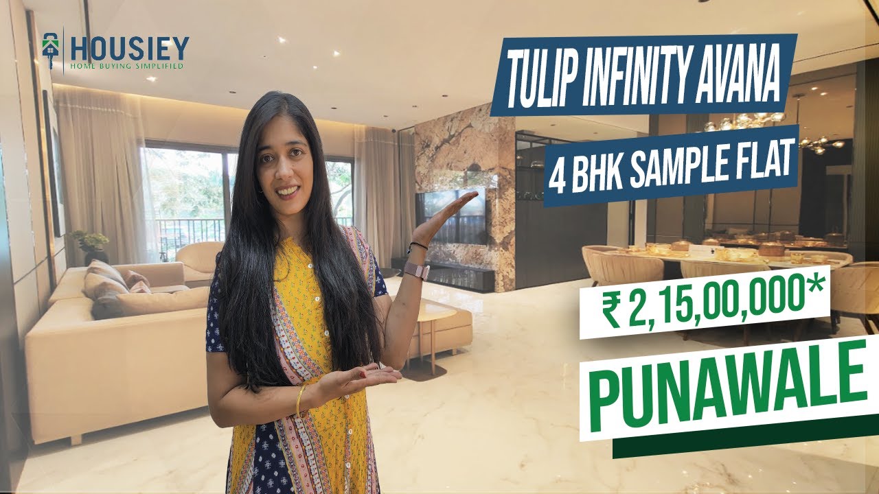Tulip Infinity Avana Pune | 4 BHK Sample Flat Tour | Tulip Developers Punawale
