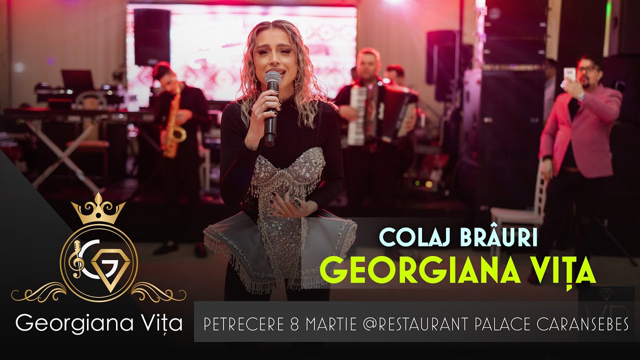 Georgiana Vița ❌ Formatia Timisul - Colaj Brauri LIVE 🎷 Petrecere 8 martie 2024 💃