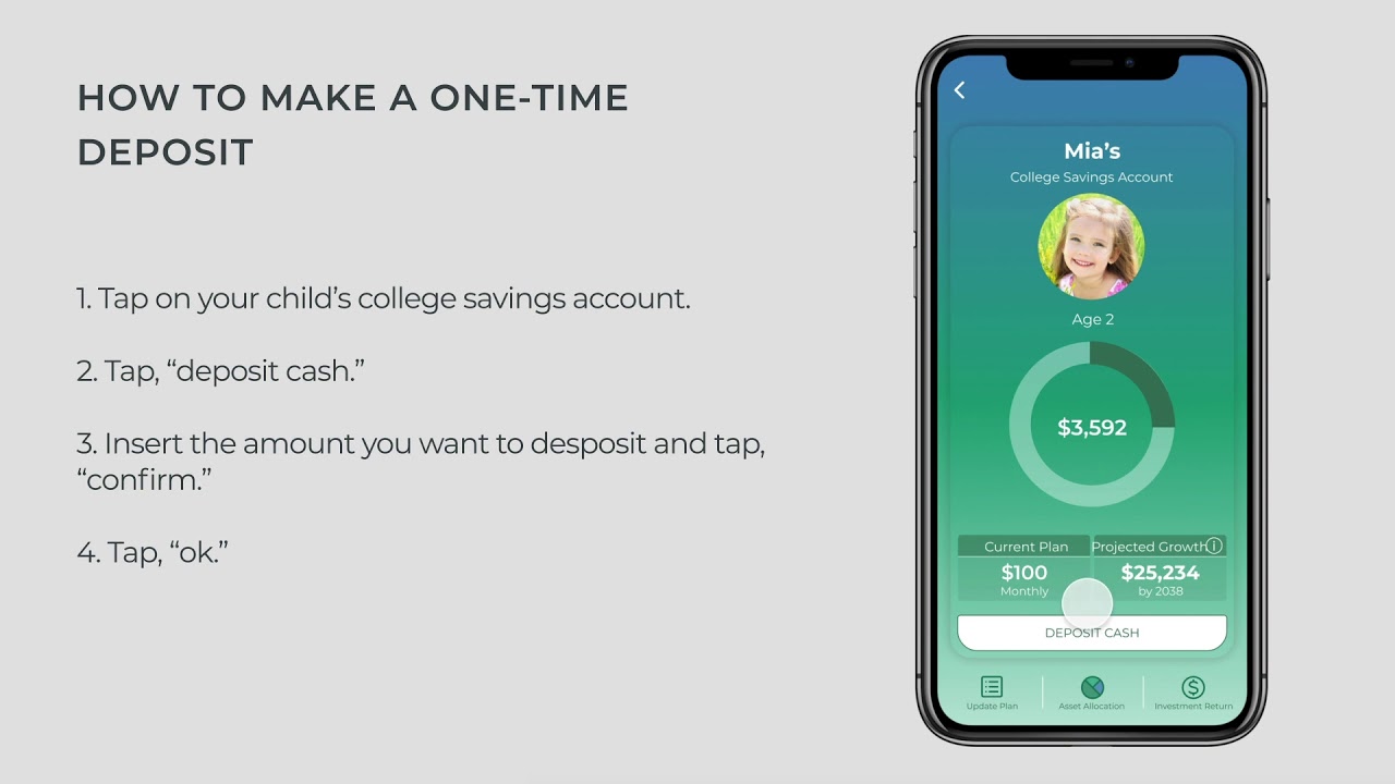 How To Make a One-Time Deposit