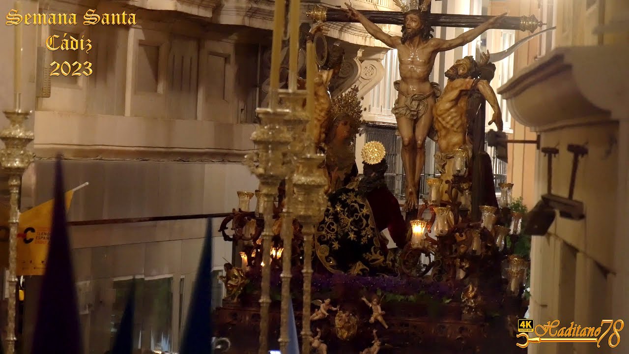 Semana Santa Cádiz 2023 Cristo del Perdón por calle Novena