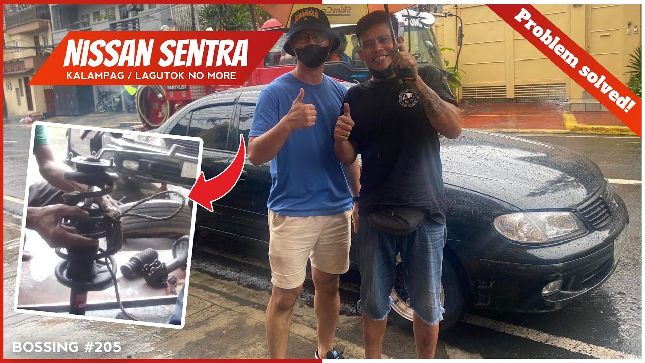 Nissan Sentra Kalampag at Lagutok Problem Solved | Shock Absorbers, Cv Joint, Suspension Bushing