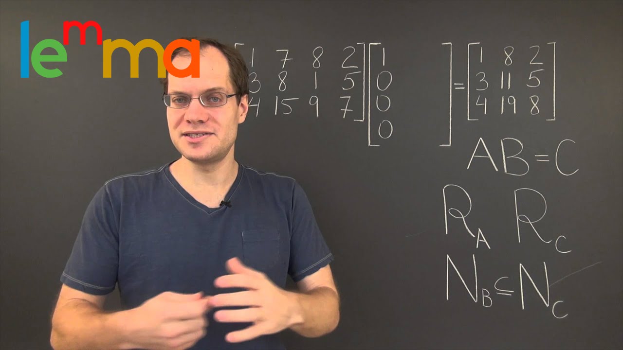 Linear Algebra 11L5: The Column Space of AB