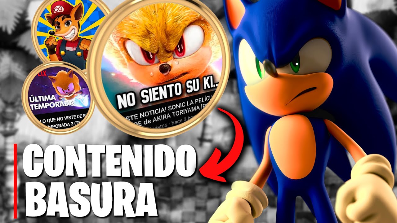 CREADORES DE CONTENIDO BASURA CON SONIC