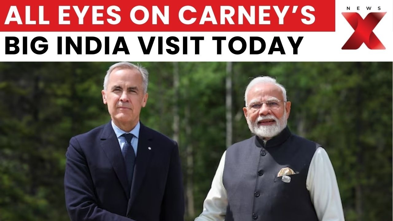Canada PM Mark Carney Lands in Mumbai for First India Visit After Taking Office | NewsX
