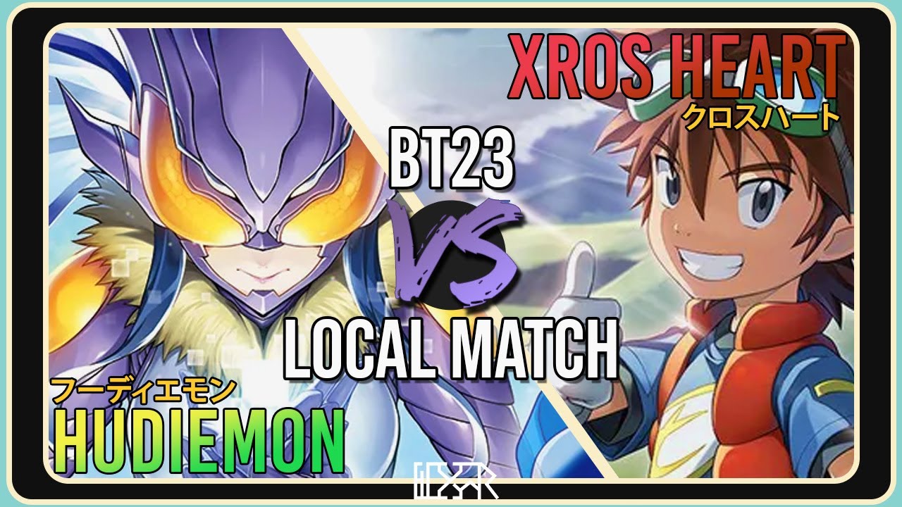 Комментарий к матчу Xros Heart против Hudiemon [локальный матч Digimon TCG BT23]
