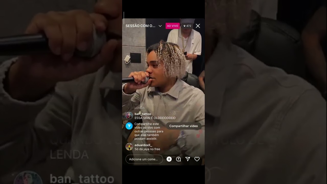 Dudu MC fazendo um freestyle travando (LITERALMENTE)