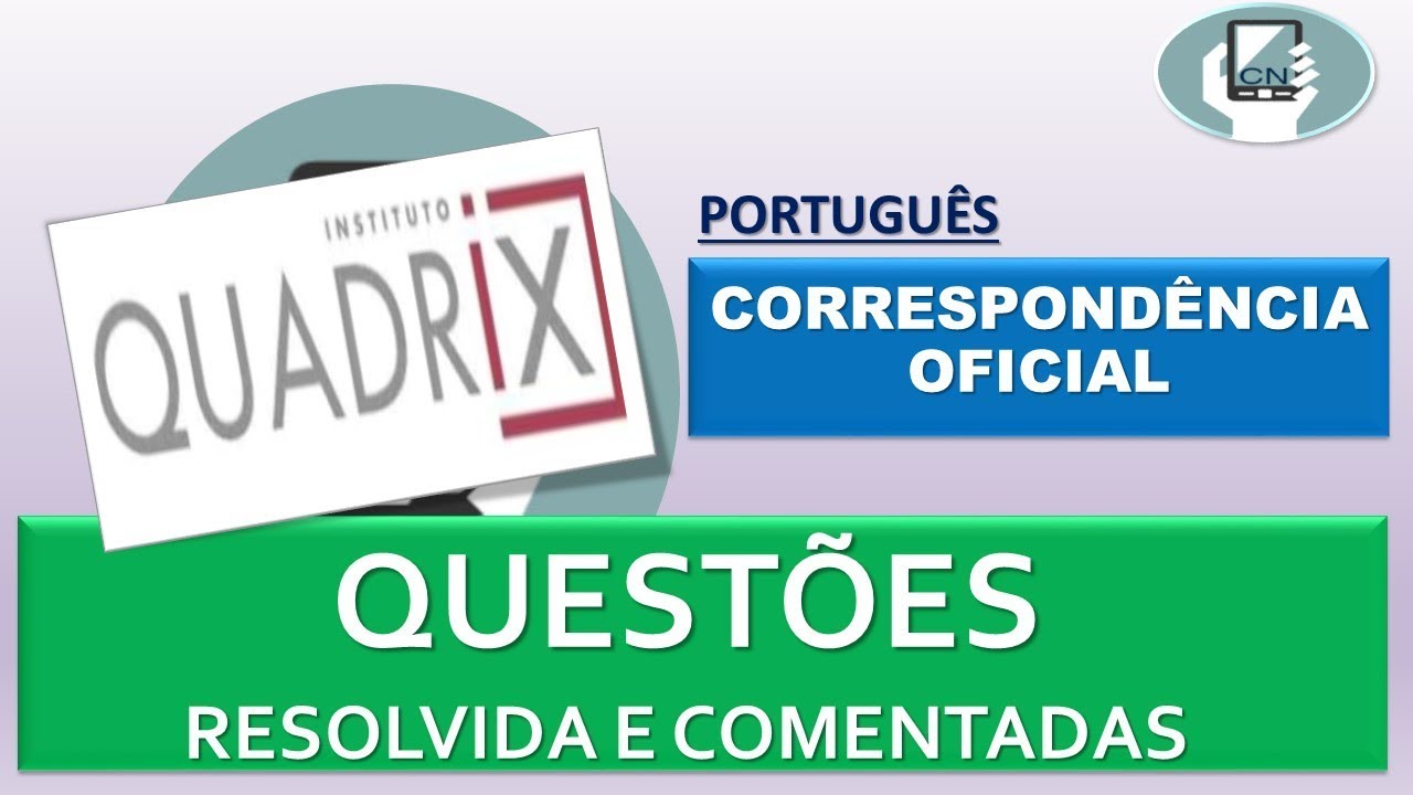 Questões sobre Correspondência oficial BANCA QUADRIX - Português