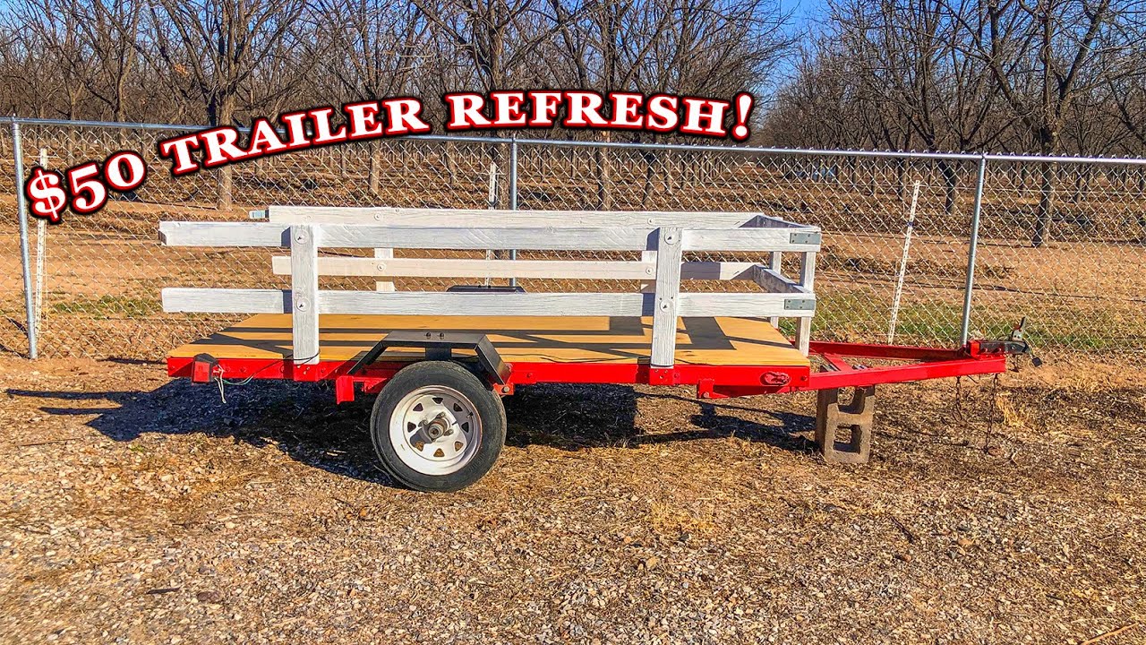 Refreshing a 20yo Harbor Freight trailer for $50!(ish)