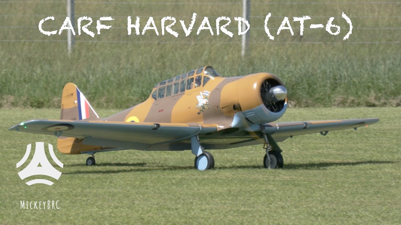 MOKI powered CARF HARVARD (AT-6) - Maiden
