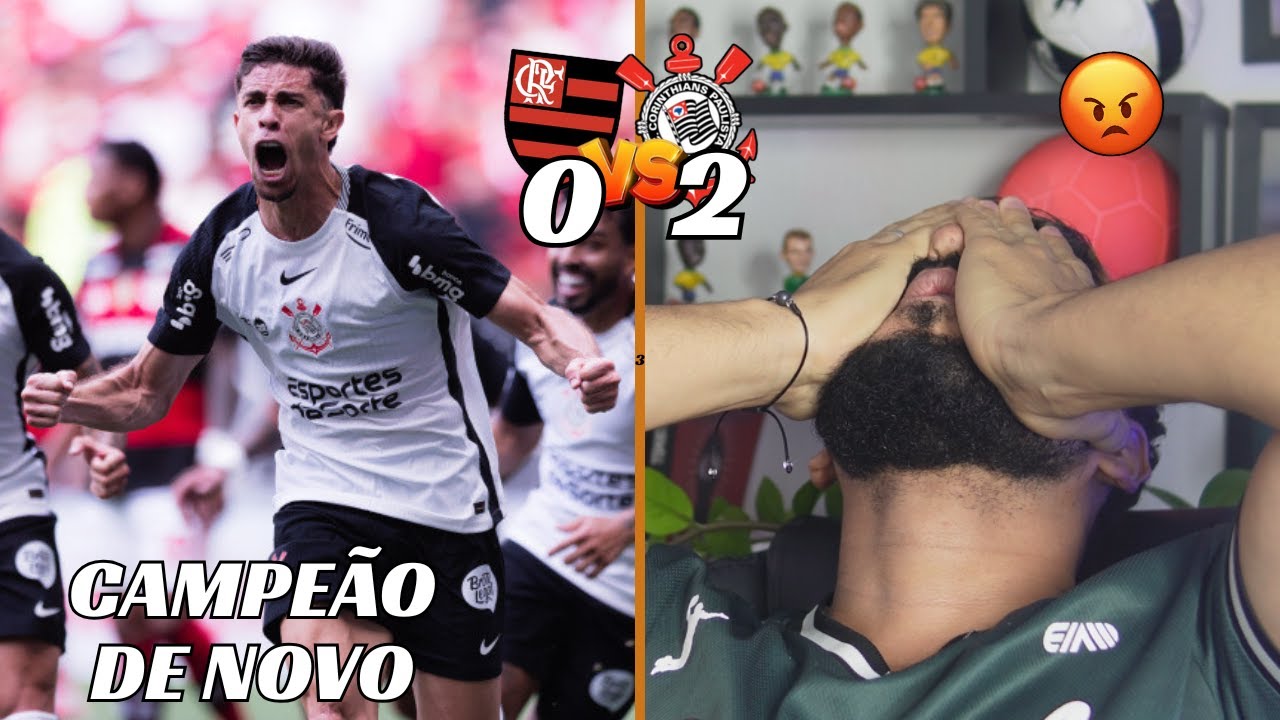 REACT FLAMENGO 0X2 CORINTHIANS- REAÇÃO PALMEIRENSE FURIOSO COM TÍTULO DO CORINTHIANS