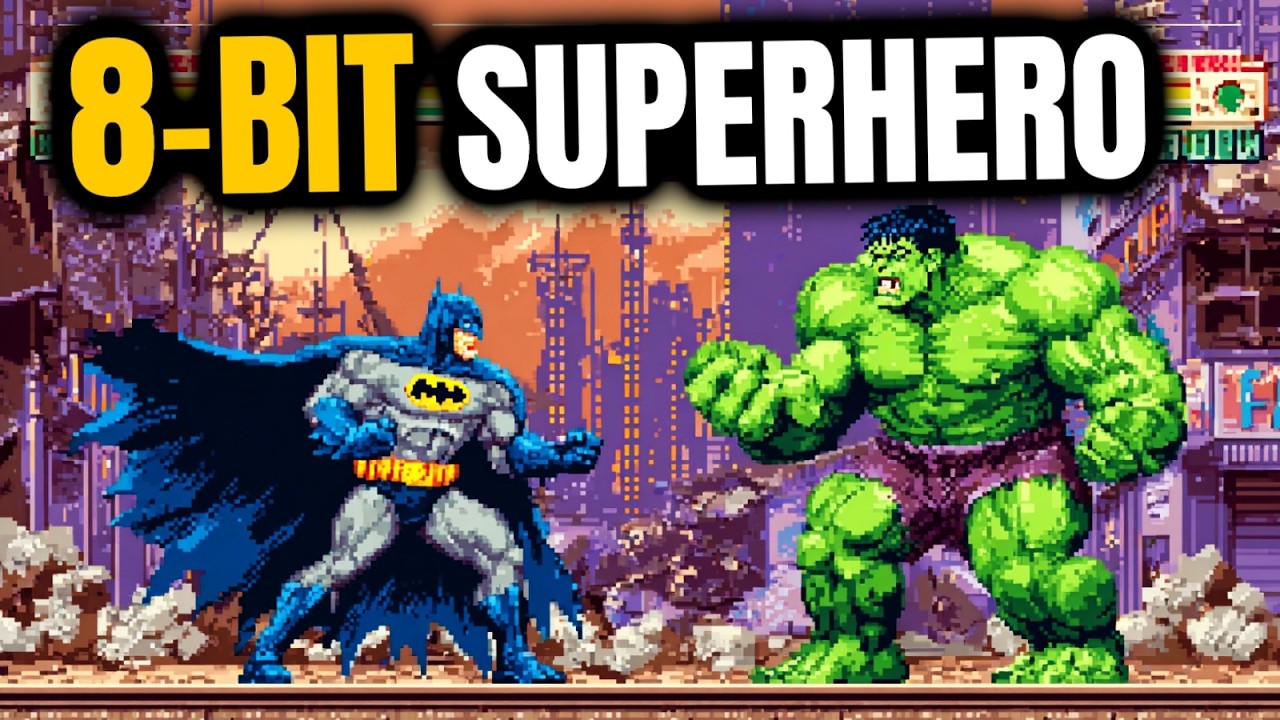 15 Breathtaking 8-Bit Superhero Games You Won’t Believe Existed