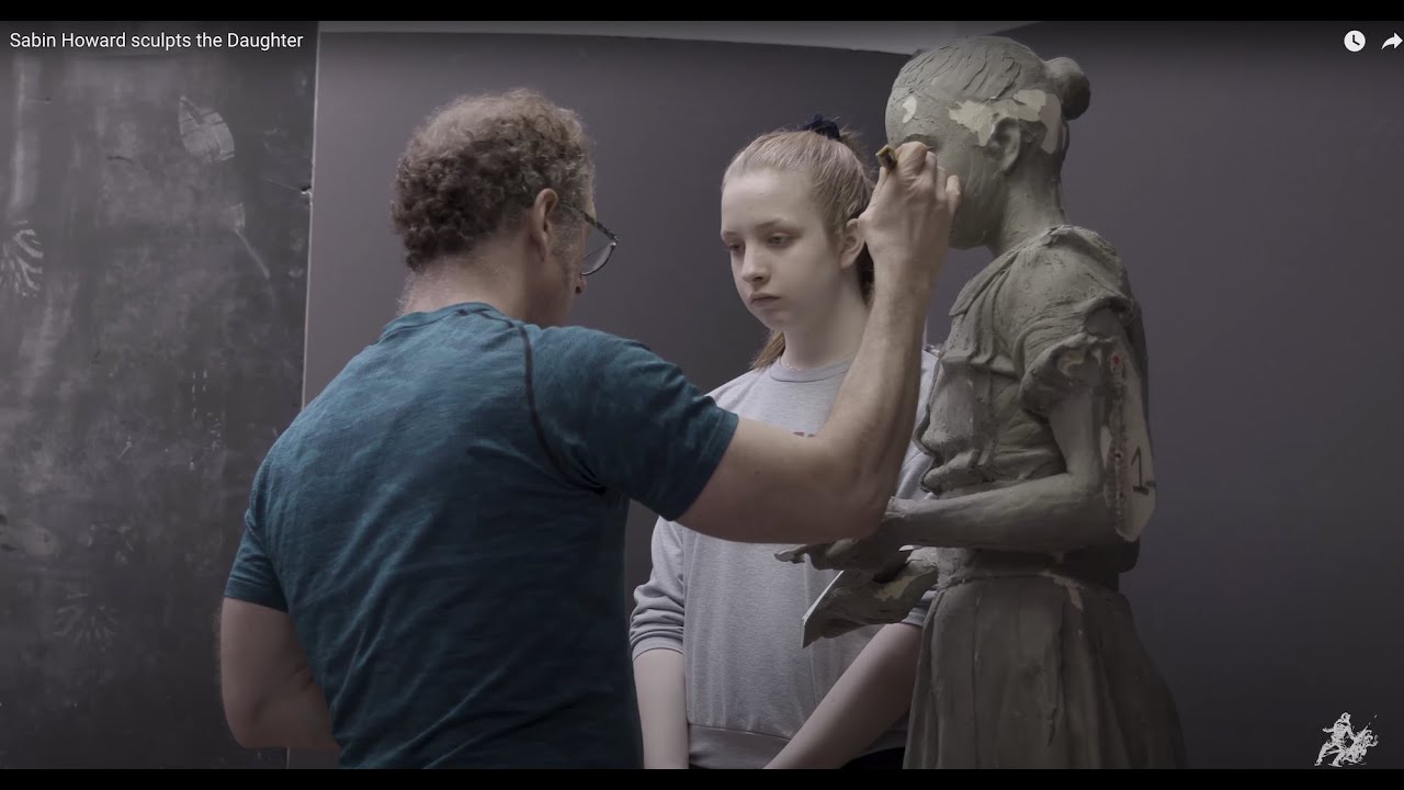 Sabin Howard sculpts the Daughter