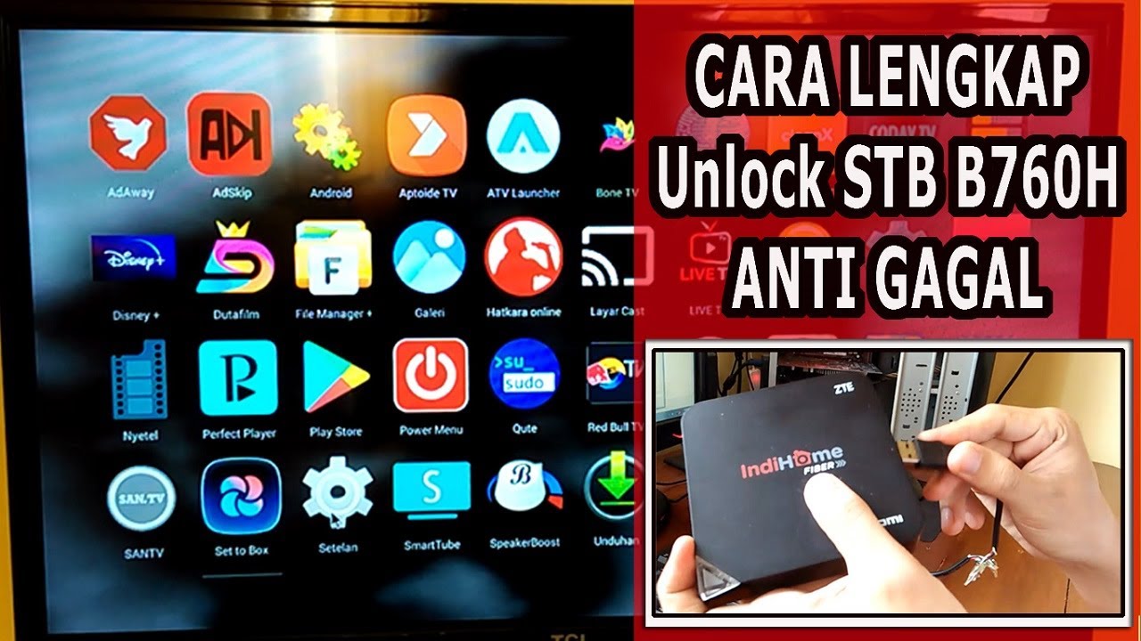 BERHASIL 100% Cara Unlock STB indihome B760H Lengkap