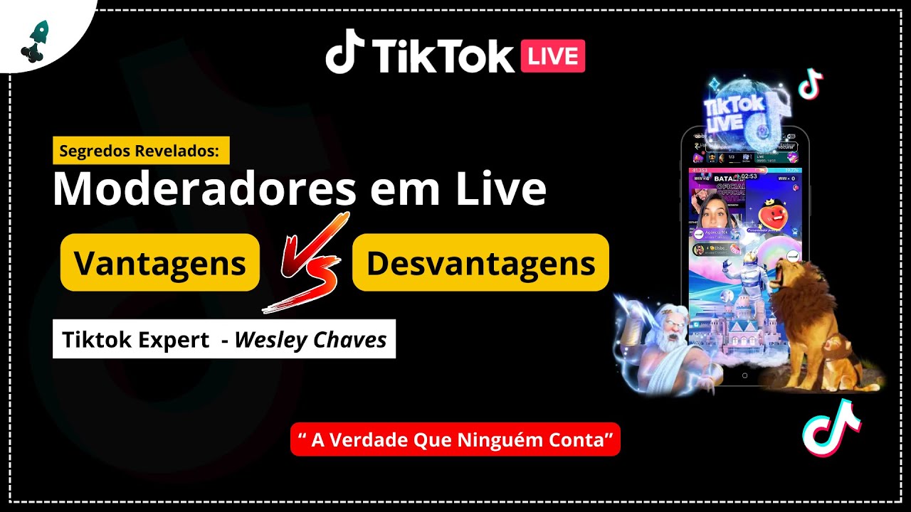 Moderadores em Live no Tiktok - Vantagens VS Desvantagens  #tiktok  #moderador #monetizar #live