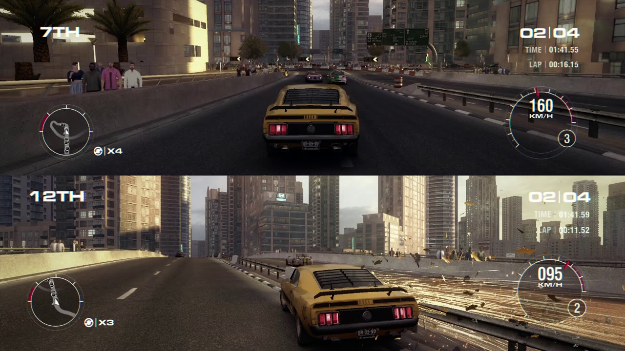Grid 2 Xbox 360 007 Splitscreen