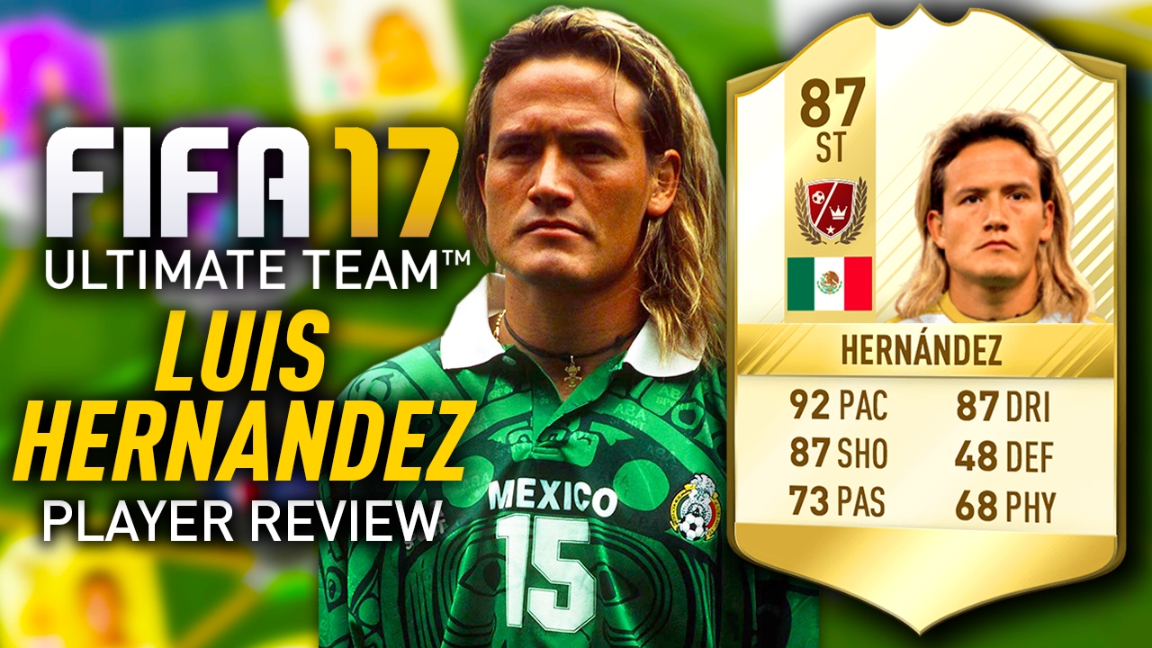 FIFA 17 LUIS HERNANDEZ (87) *LEGEND* PLAYER REVIEW! FIFA 17 ULTIMATE TEAM!