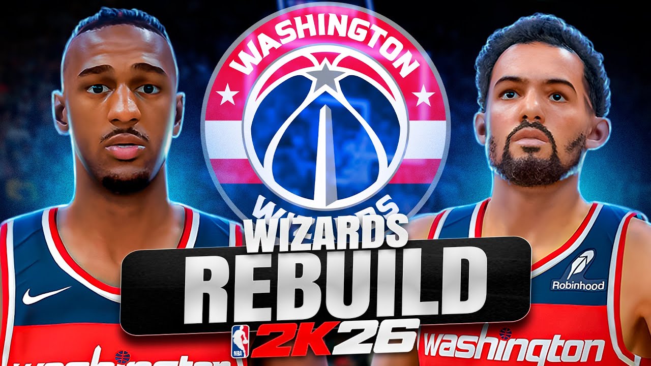 RECONSTRUÇÃO do WIZARDS com TRAE YOUNG no NBA2K26! 🔥
