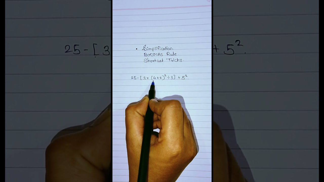 BODMAS Rule | Olympiad math | Simplification | Maths equation | dmas rule | Math Tutorial