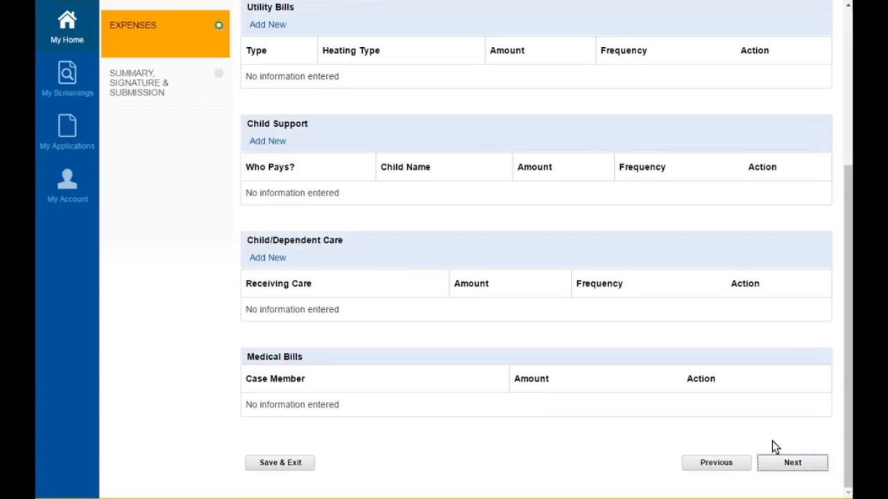 Access HRA - Summary and Signature