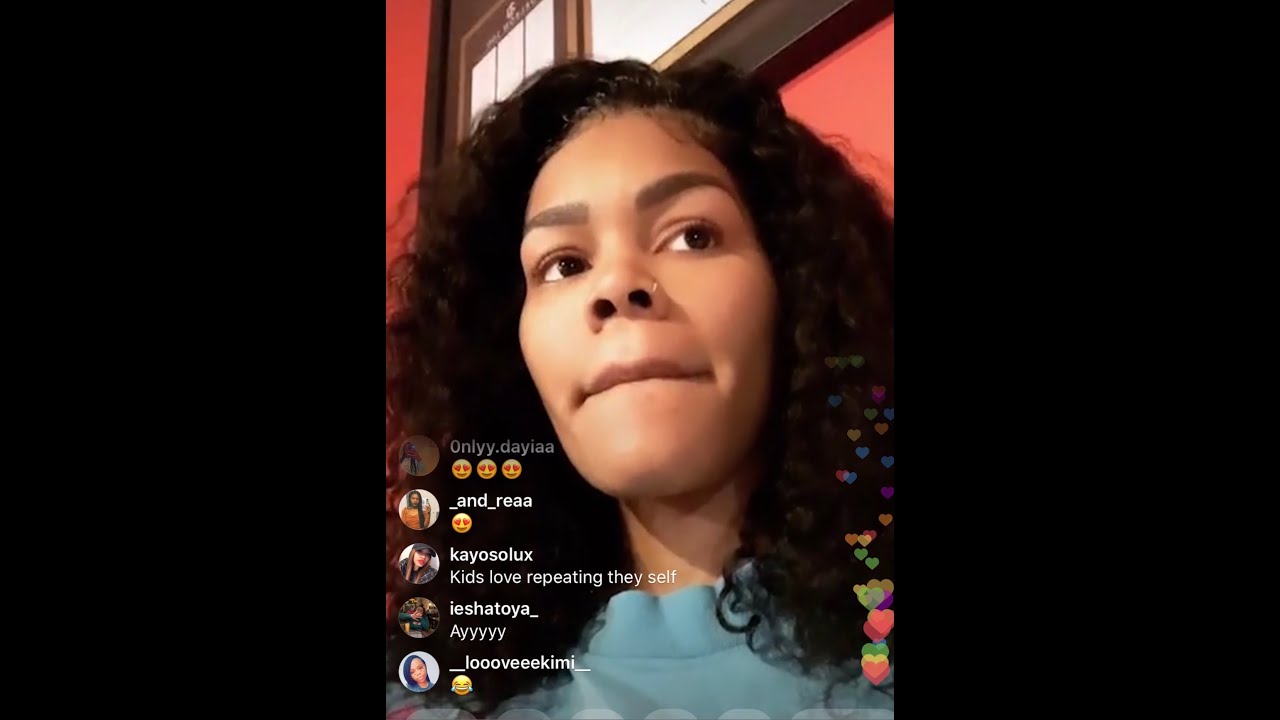 TEYANA TAYLOR AND JUNIE INSTAGRAM LIVE