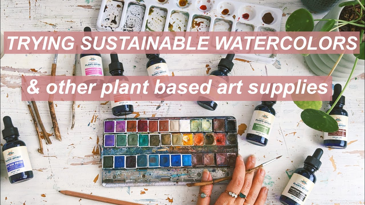 Handmade watercolors and other natural art supplies 🎨🌿