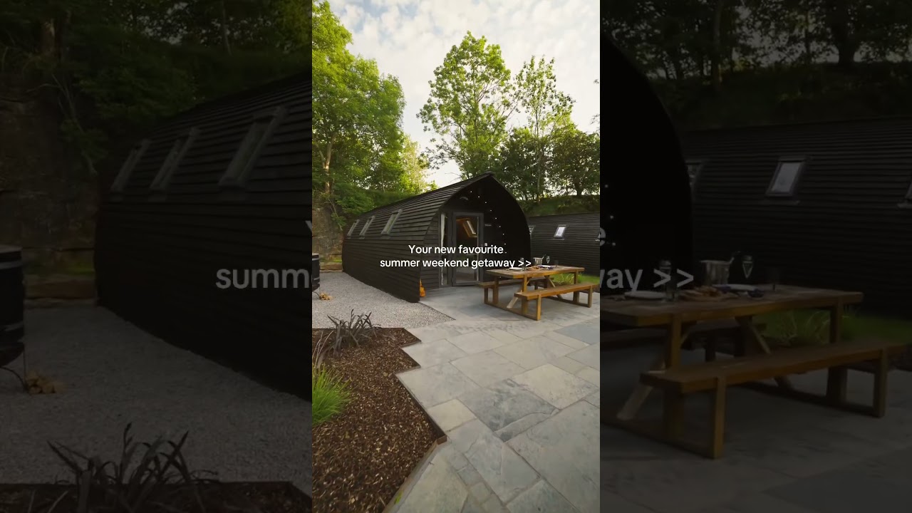 Could you stay here? 📍 Hewn Yorkshire #yorkshire #glampinguk #glamping #thenextstay