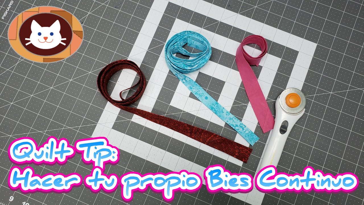 Como Hacer tu Propio Bies (sesgo) de Tela para costura, patchwork y  quilting