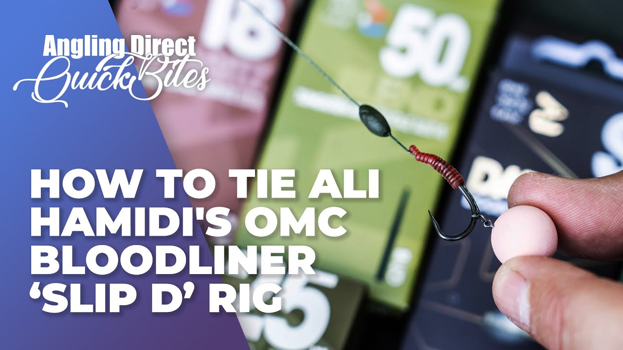 How To Tie Ali Hamidi's OMC Bloodliner &lsquo;Slip D&rsquo; Rig  - Carp Fishing Quickbite