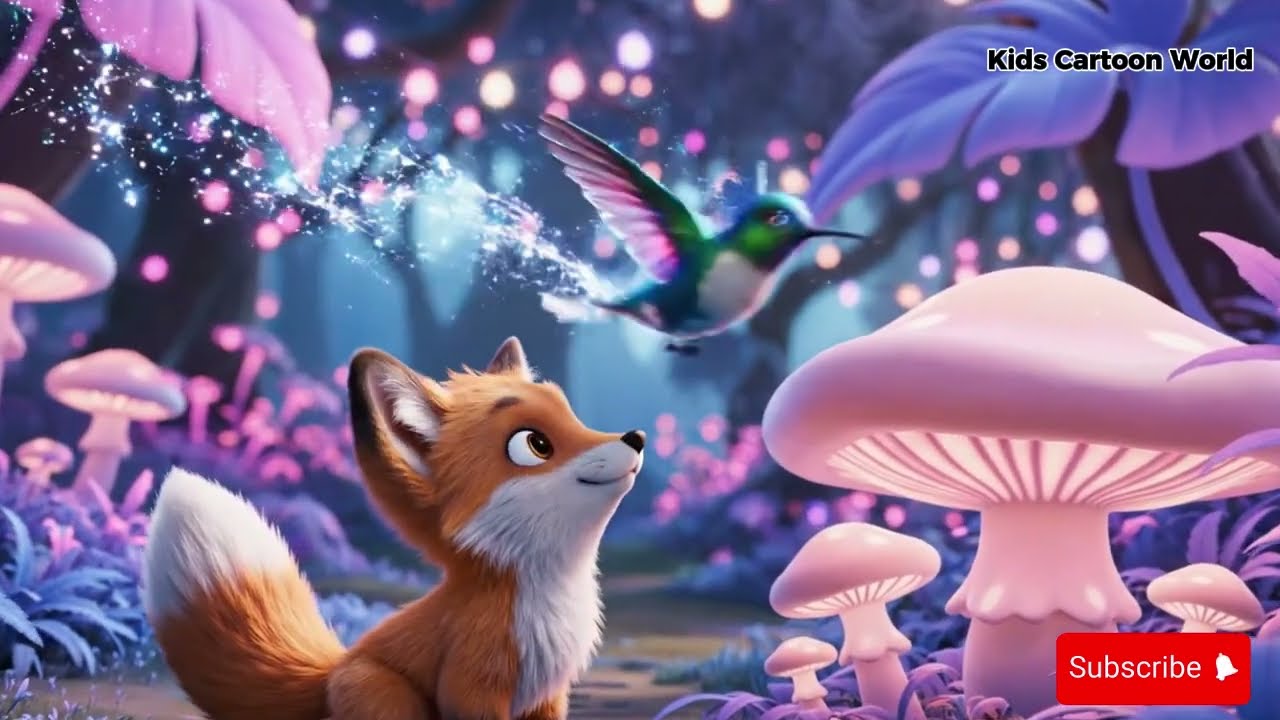 A Magical Baby Fox Saves the Forest 🌳🎨 | Inspirational Kids Cartoon | Kids Cartoon World